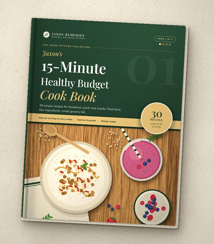 15-Minute Healthy Budget Cook Book cover